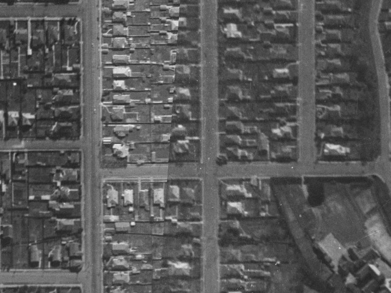 93 Slater Street from the air, 1940-1944