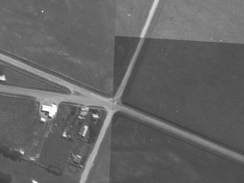 540 Pound Road from the air, 1940-1944