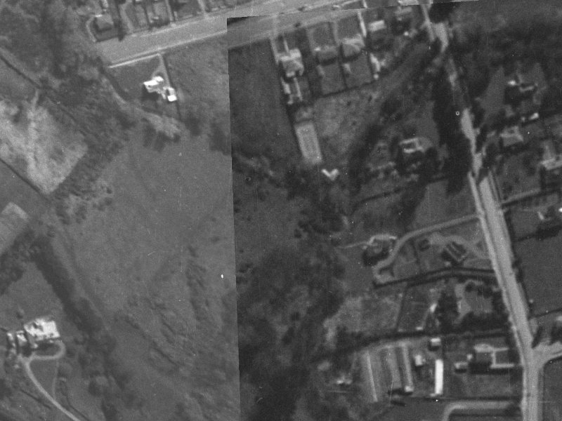 195 Clyde Road from the air, 1940-1944