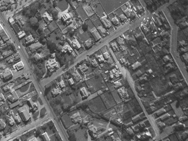 7 Saint Albans Street from the air, 1940-1944
