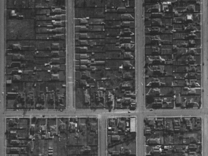 578 Madras Street from the air, 1940-1944