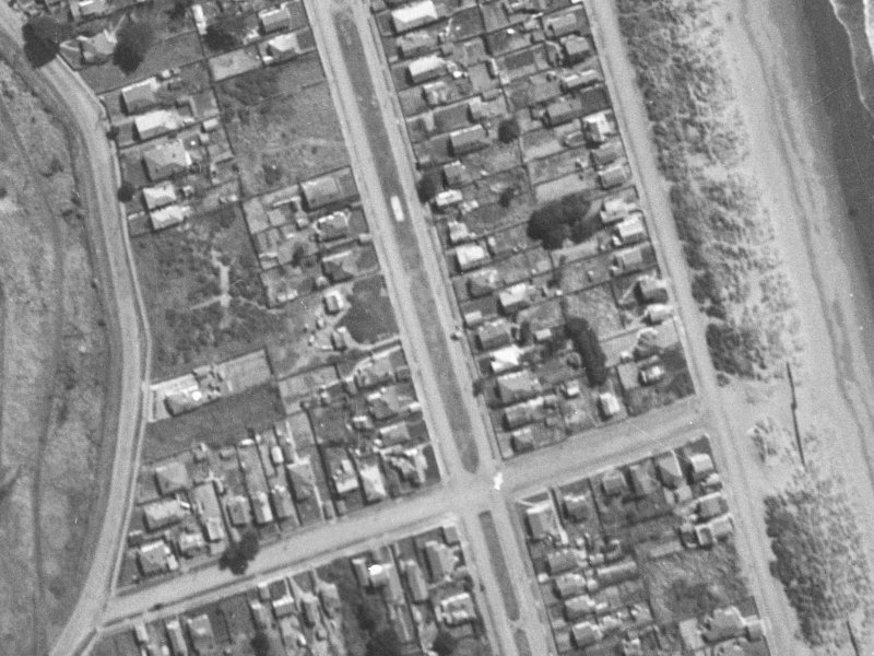111-117 Oram Avenue from the air, 1940-1944