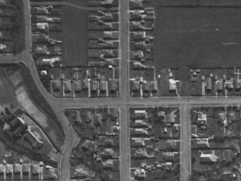 21 Averill Street from the air, 1940-1944