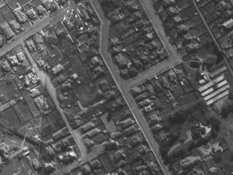 115 Bristol Street from the air, 1940-1944