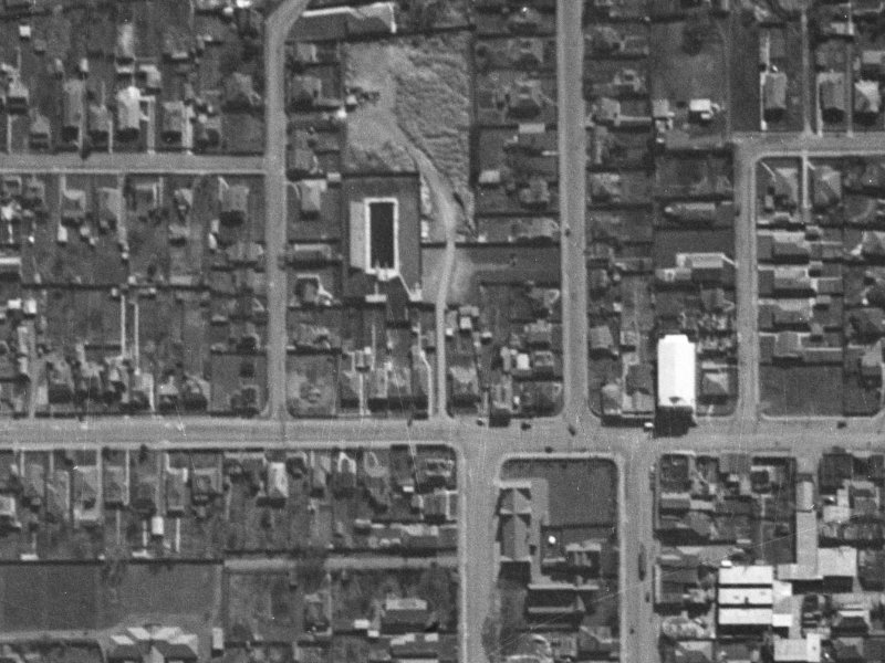 45a Edgeware Road from the air, 1940-1944
