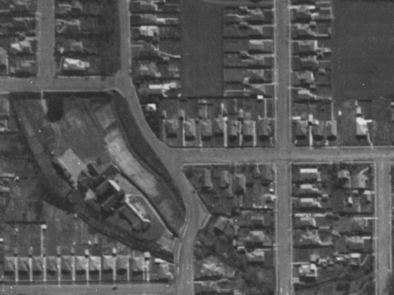 9 Averill Street from the air, 1940-1944
