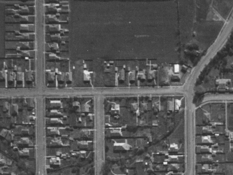 45 Averill Street from the air, 1940-1944