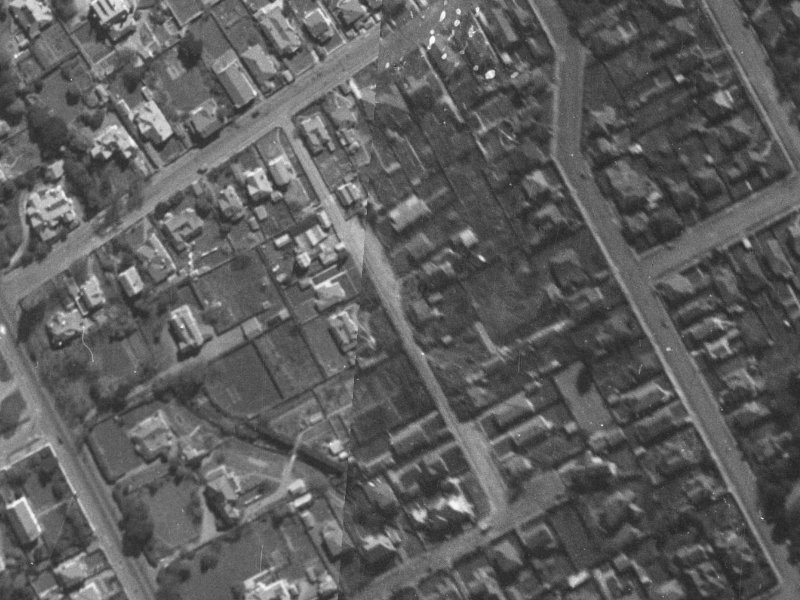 Devonport Lane from the air, 1940-1944