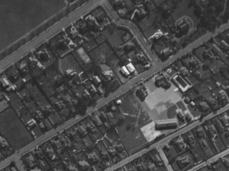 57 Leinster Road from the air, 1940-1944