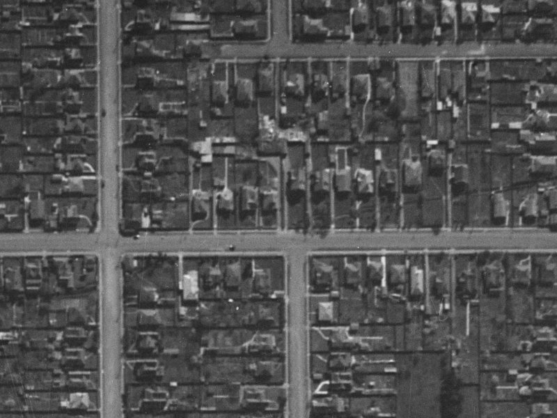 245A Edgeware Road from the air, 1940-1944