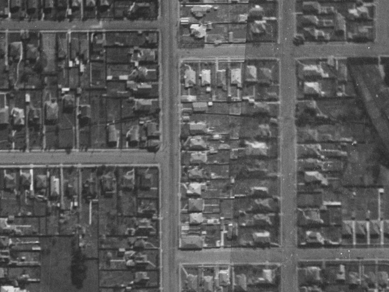 110 Hills Road from the air, 1940-1944