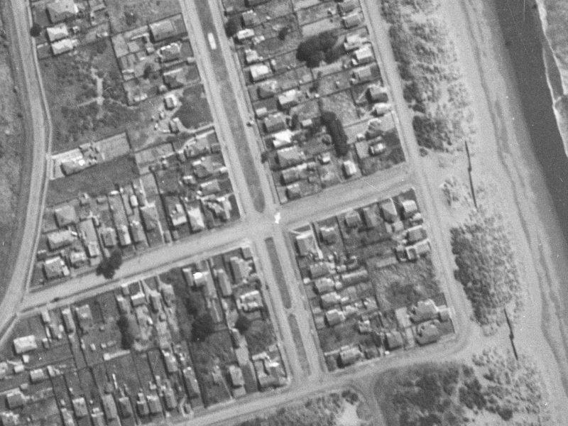 1–11 Rodney Street from the air, 1940-1944
