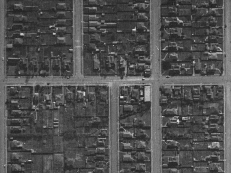 150A Edgeware Road from the air, 1940-1944
