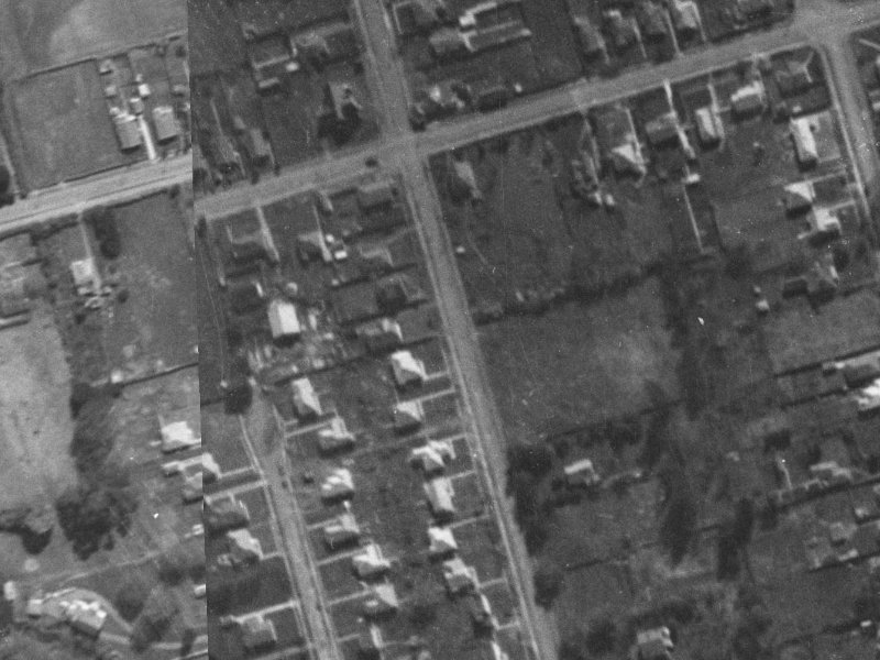 35 Bryndwr Road from the air, 1940-1944