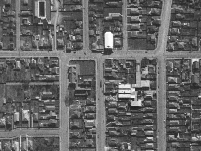 1064A Colombo Street from the air, 1940-1944