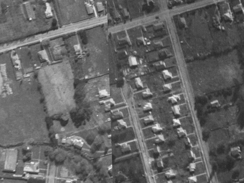 40 Thornycroft Street from the air, 1940-1944