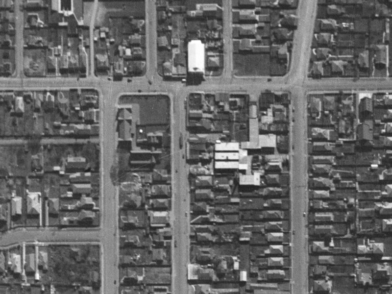 1062A Colombo Street from the air, 1940-1944