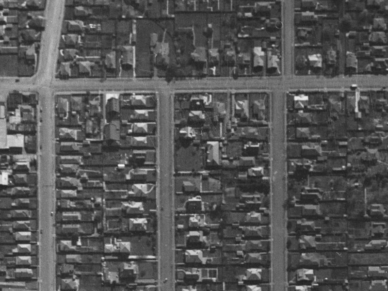 142 Bishop Street from the air, 1940-1944
