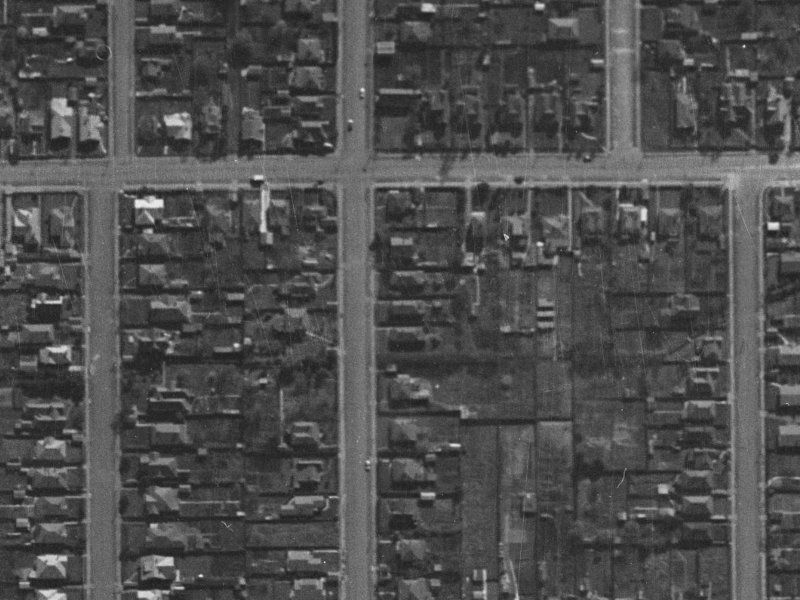 558 Madras Street from the air, 1940-1944