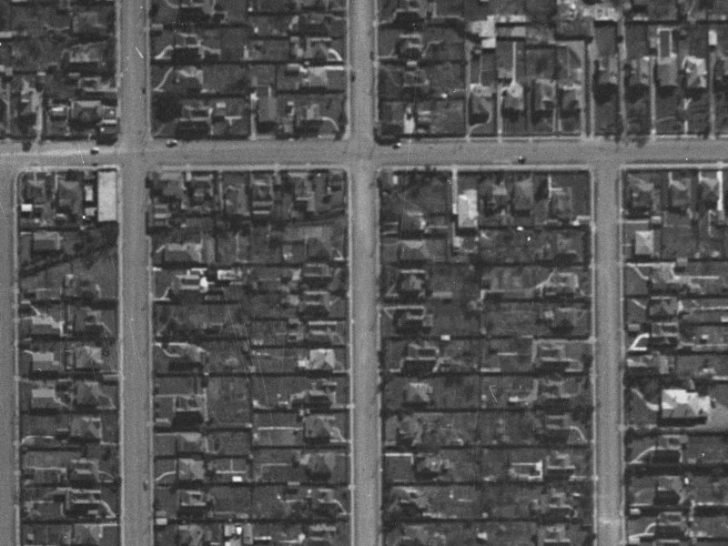 556 Barbadoes Street from the air, 1940-1944