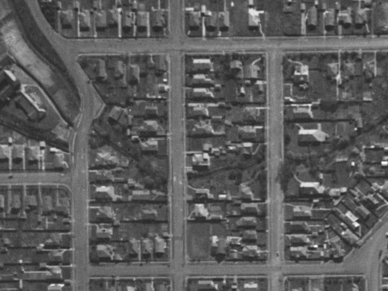 74 Petrie Street from the air, 1940-1944