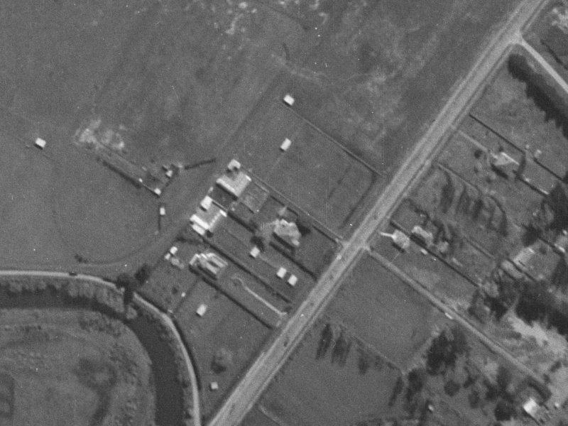 7 Newport Street from the air, 1940-1944