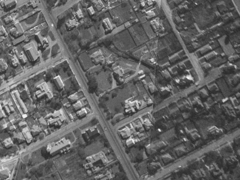 149 Papanui Road from the air, 1940-1944