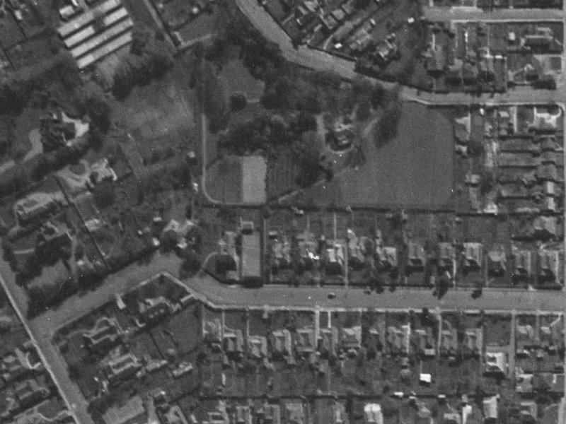 41 Ranfurly Street from the air, 1940-1944