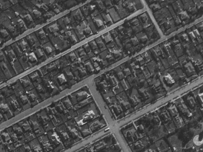 87 Office Road from the air, 1940-1944