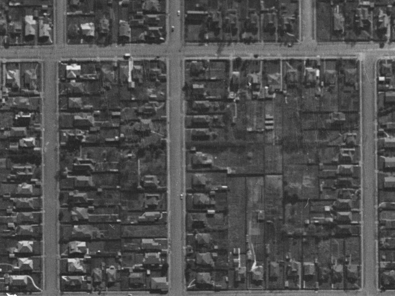 546A Madras Street from the air, 1940-1944