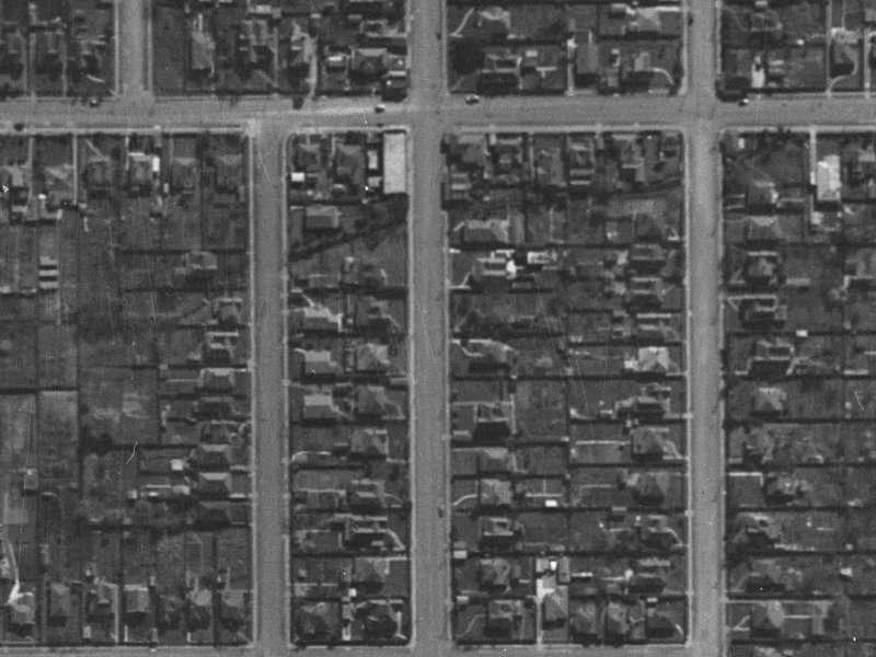 550 Barbadoes Street from the air, 1940-1944