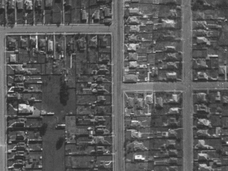 87 Hills Road from the air, 1940-1944