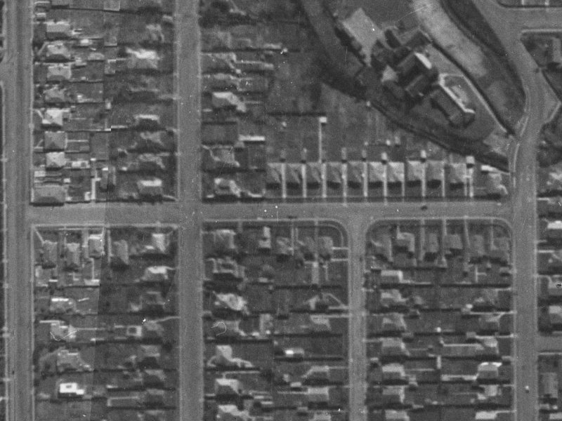 30E Dudley Street from the air, 1940-1944