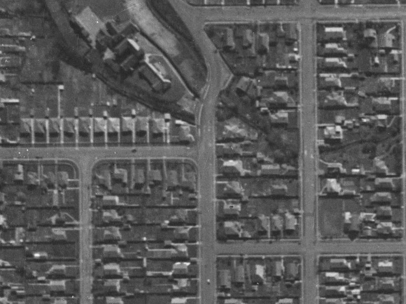 64 Dudley Street from the air, 1940-1944