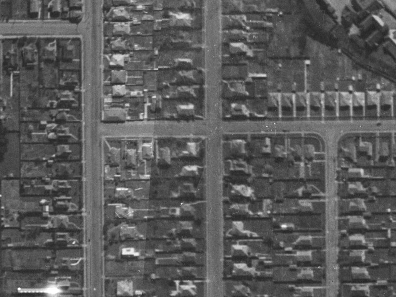 57 Slater Street from the air, 1940-1944