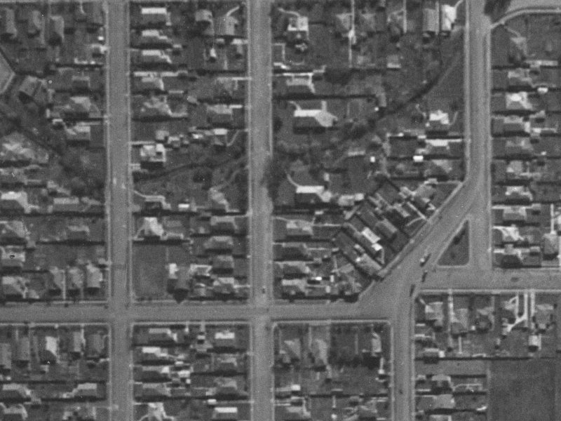 59 Chrystal Street from the air, 1940-1944