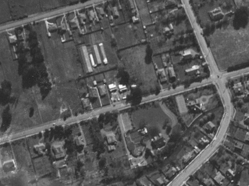 85 Glandovey Road from the air, 1940-1944