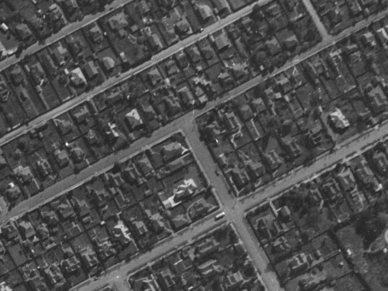 121 Winchester Street from the air, 1940-1944