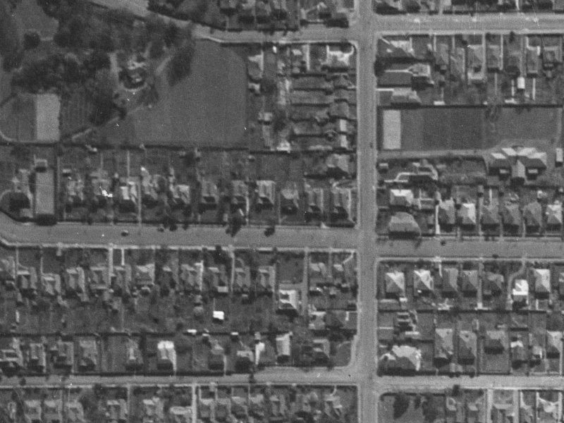 67 Ranfurly Street from the air, 1940-1944