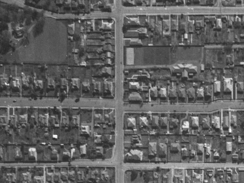 134 Springfield Road from the air, 1940-1944