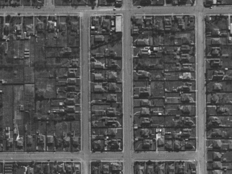 545 Barbadoes Street from the air, 1940-1944