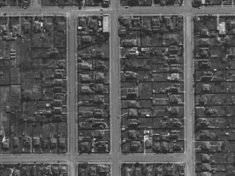 544E Barbadoes Street from the air, 1940-1944