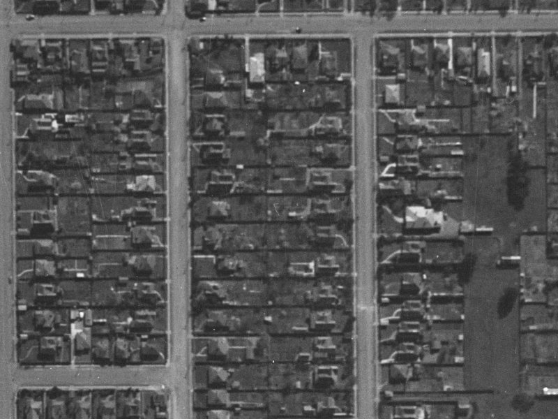 125 Geraldine Street from the air, 1940-1944