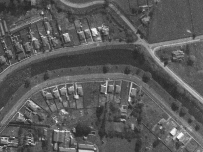 436 Avonside Drive from the air, 1940-1944