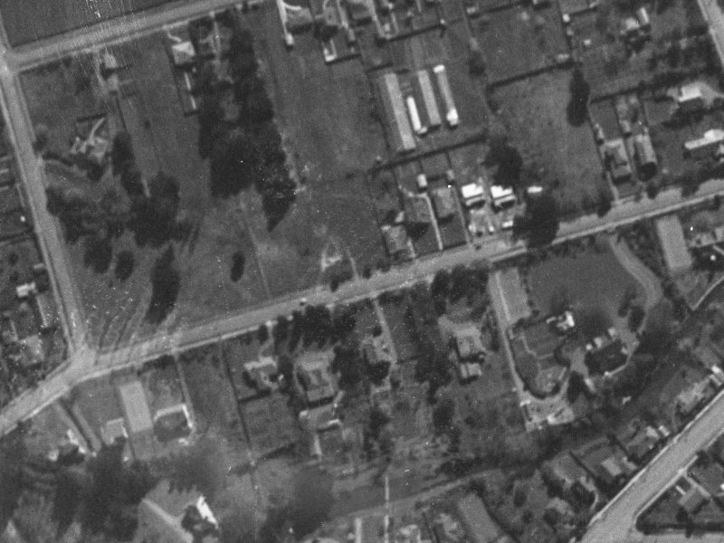 73 Glandovey Road from the air, 1940-1944
