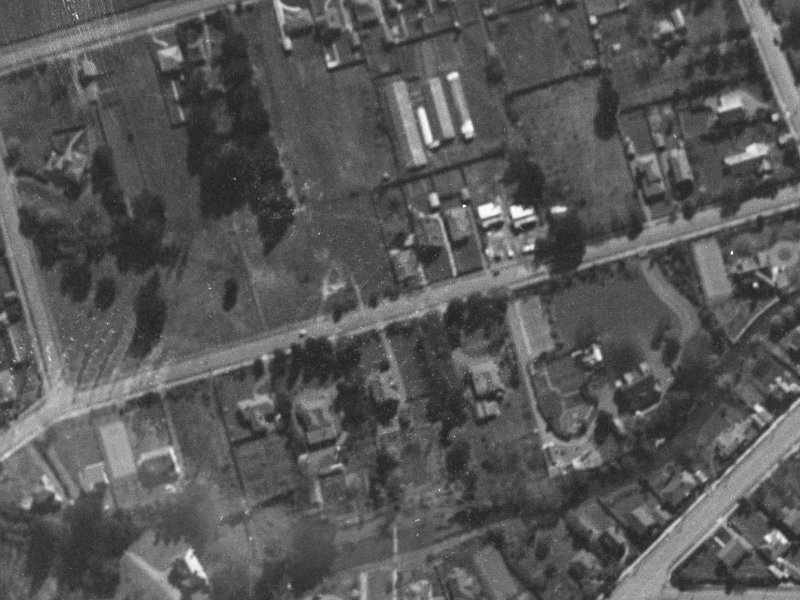 84 Glandovey Road from the air, 1940-1944