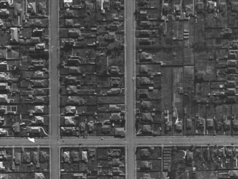525 Madras Street from the air, 1940-1944
