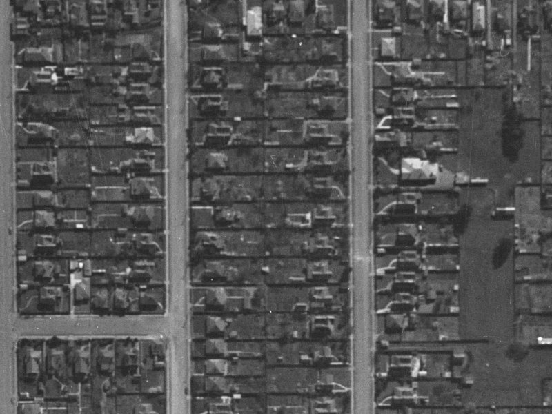 Geraldine Street from the air, 1940-1944