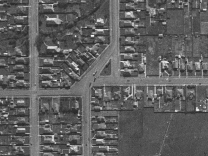 60A North Parade from the air, 1940-1944