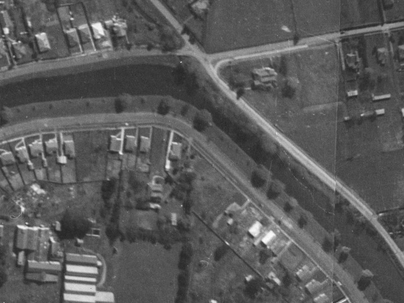 452 Avonside Drive from the air, 1940-1944